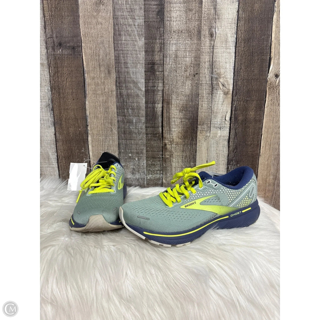 Shoes Athletic By Brooks In Green, Size: 7