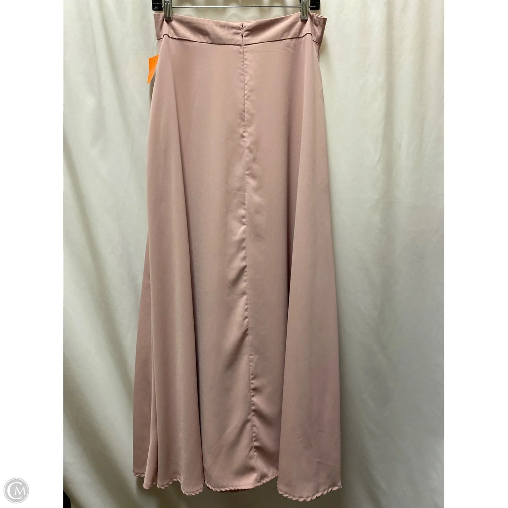 Skirt Maxi By Shein In Pink, Size: L