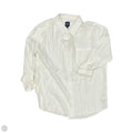 Blouse Long Sleeve By Gap In White, Size: Xl
