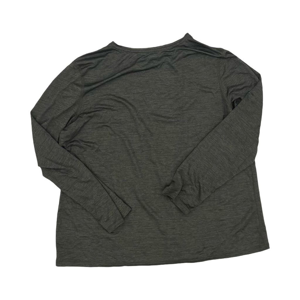 Athletic Top Ls Crewneck By Athletic Works In Green, Size:Xxl