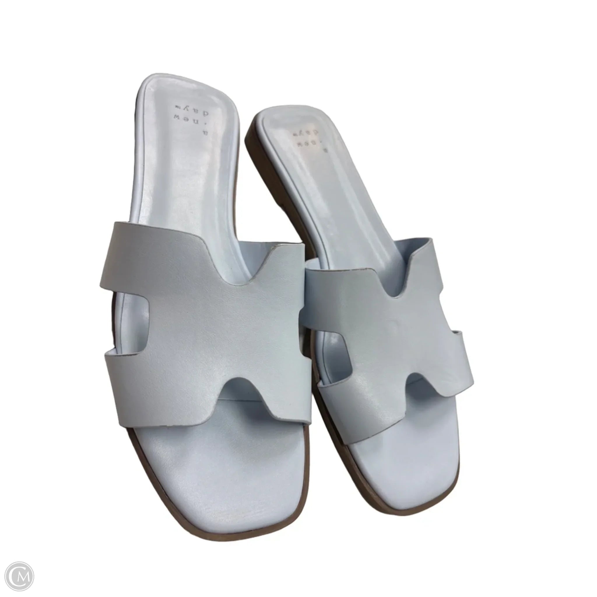 Sandals Flats By A New Day In Blue, Size: 8