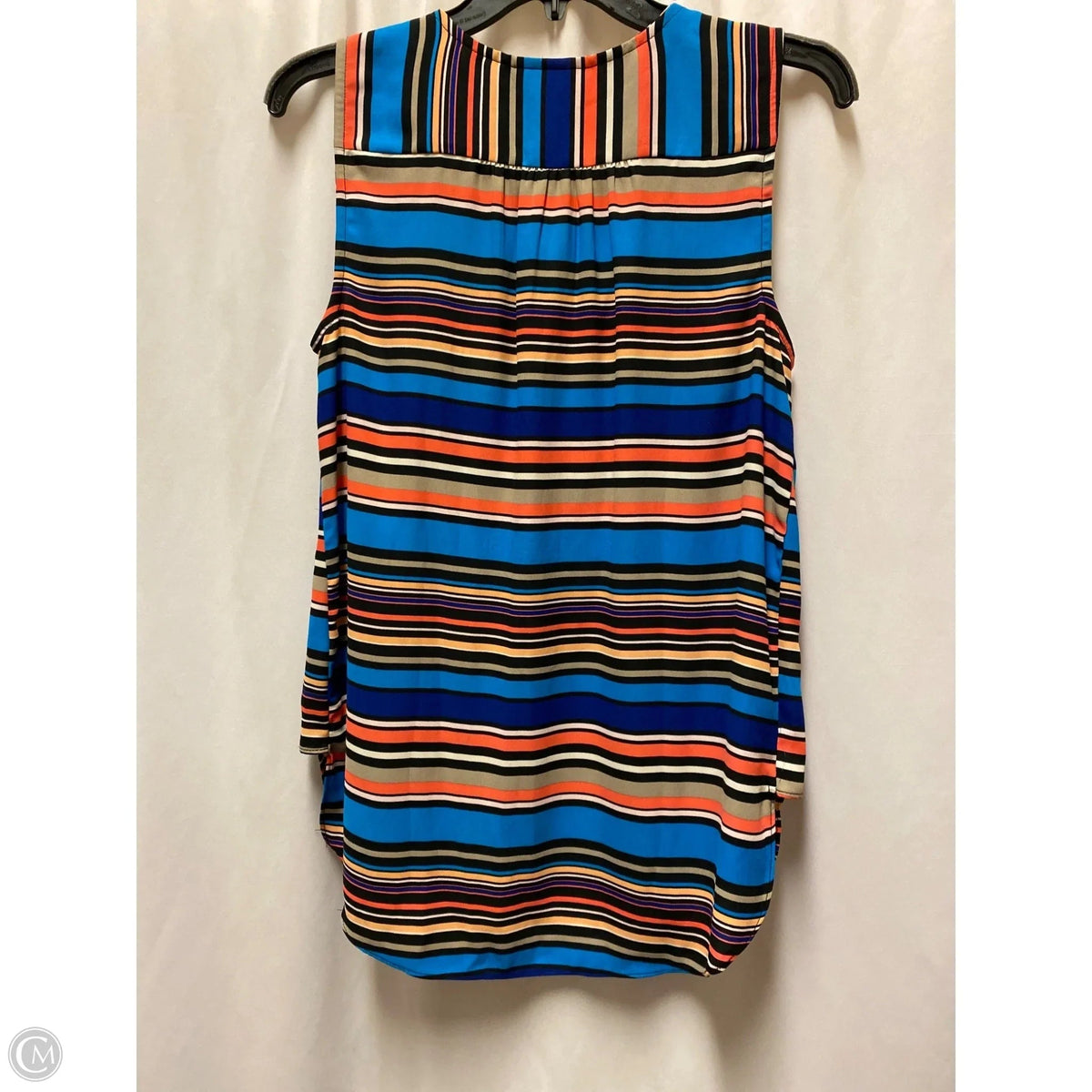 Top Sleeveless By Dana Buchman In Blue, Size: S