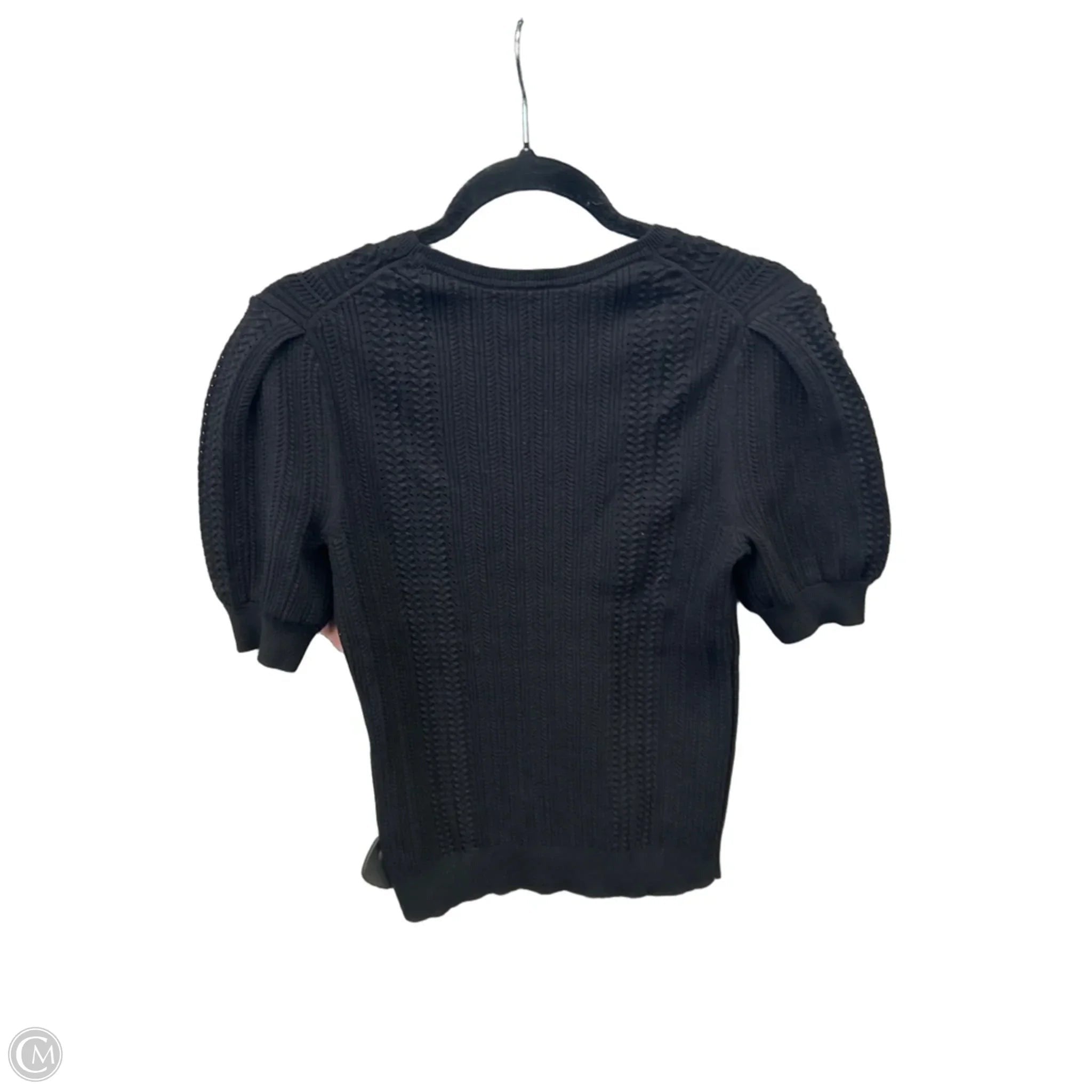 Sweater Short Sleeve By White House Black Market In Black, Size: S