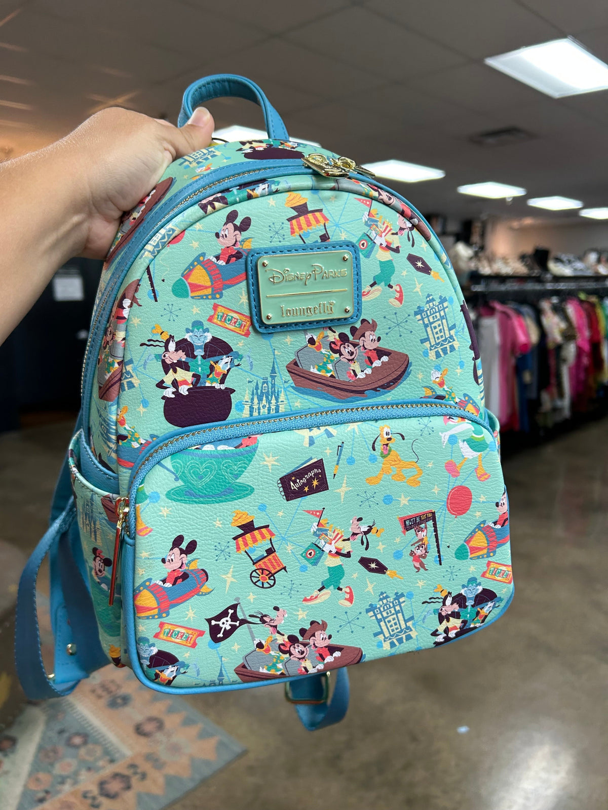 Backpack By Loungefly In Green, Size:Medium