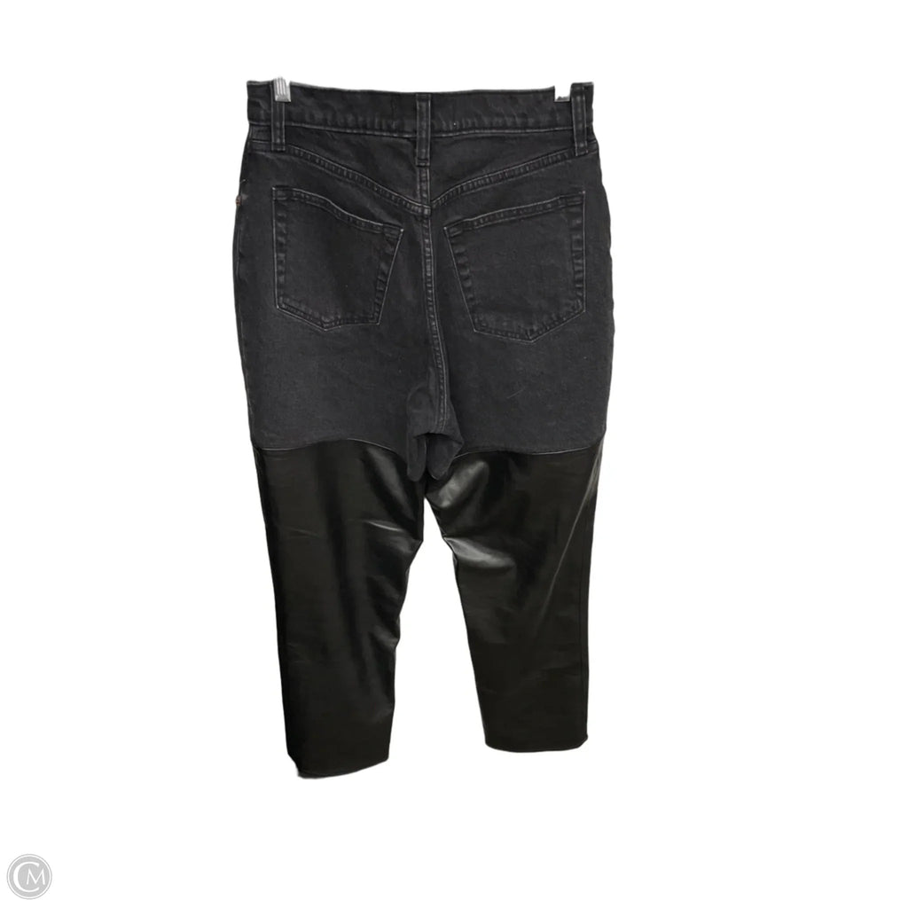 Jeans Straight By Abercrombie And Fitch In Black, Size: 8l
