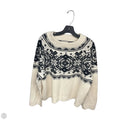 Sweater By J. Crew In Black & Cream, Size: XL