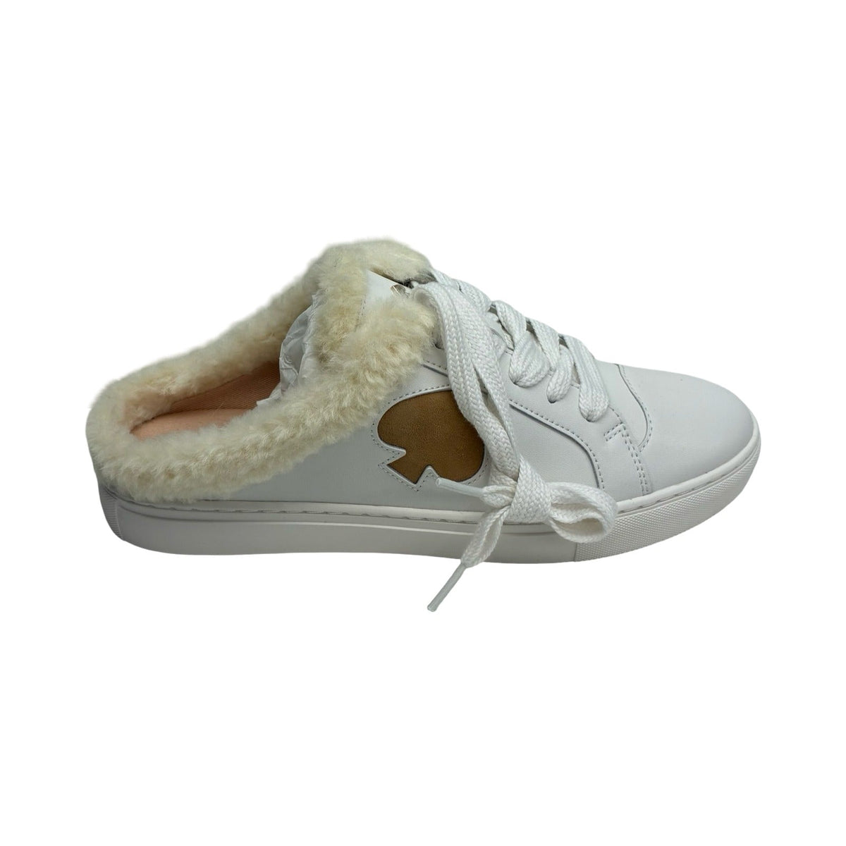 Shoes Designer By Kate Spade In Brown & White, Size:8.5