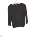 Sweater Cardigan By Talbots In Black, Size: Lp