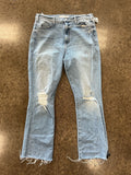 Jeans Straight By Mother Jeans, Size:14