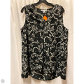 Top Sleeveless By Fever In Black, Size: L