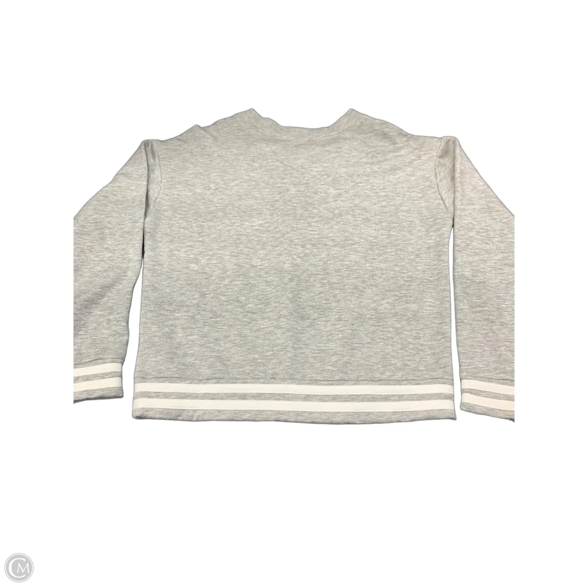 Athletic Sweatshirt Crewneck By 90 Degrees By Reflex In Grey, Size: Xs
