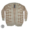 Sweater Cardigan By Clothes Mentor In Orange & Tan, Size: L