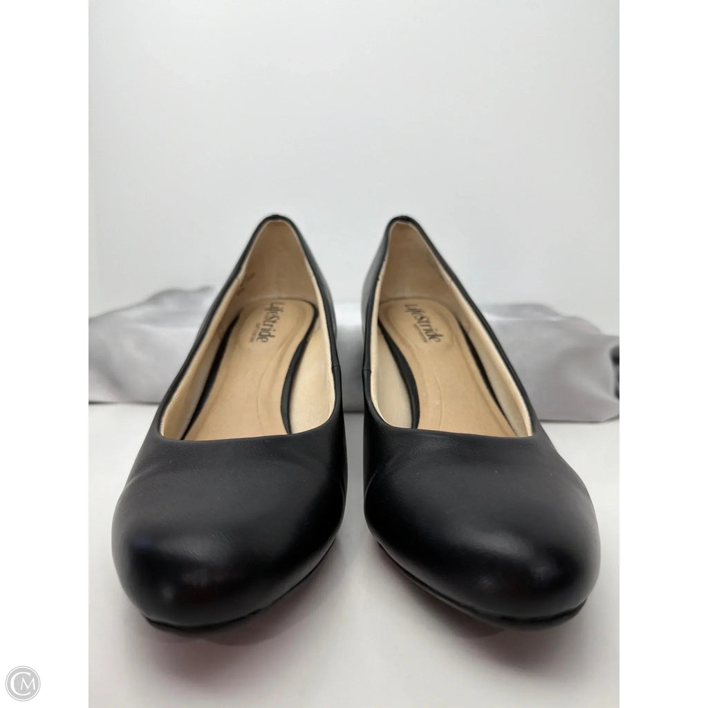 Shoes Heels Kitten By Life Stride In Black, Size: 8