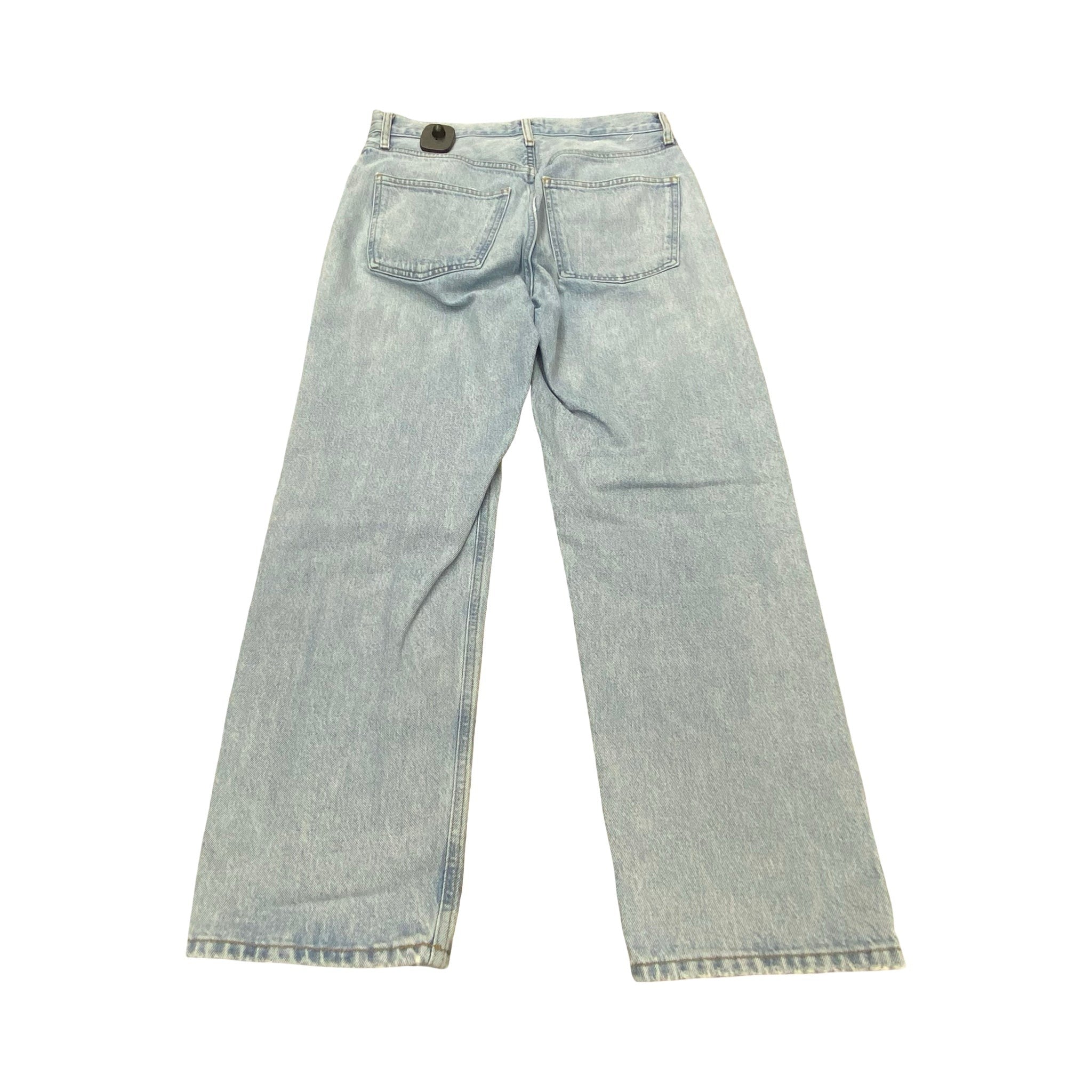 Jeans Straight By Agolde In Blue Denim, Size:4