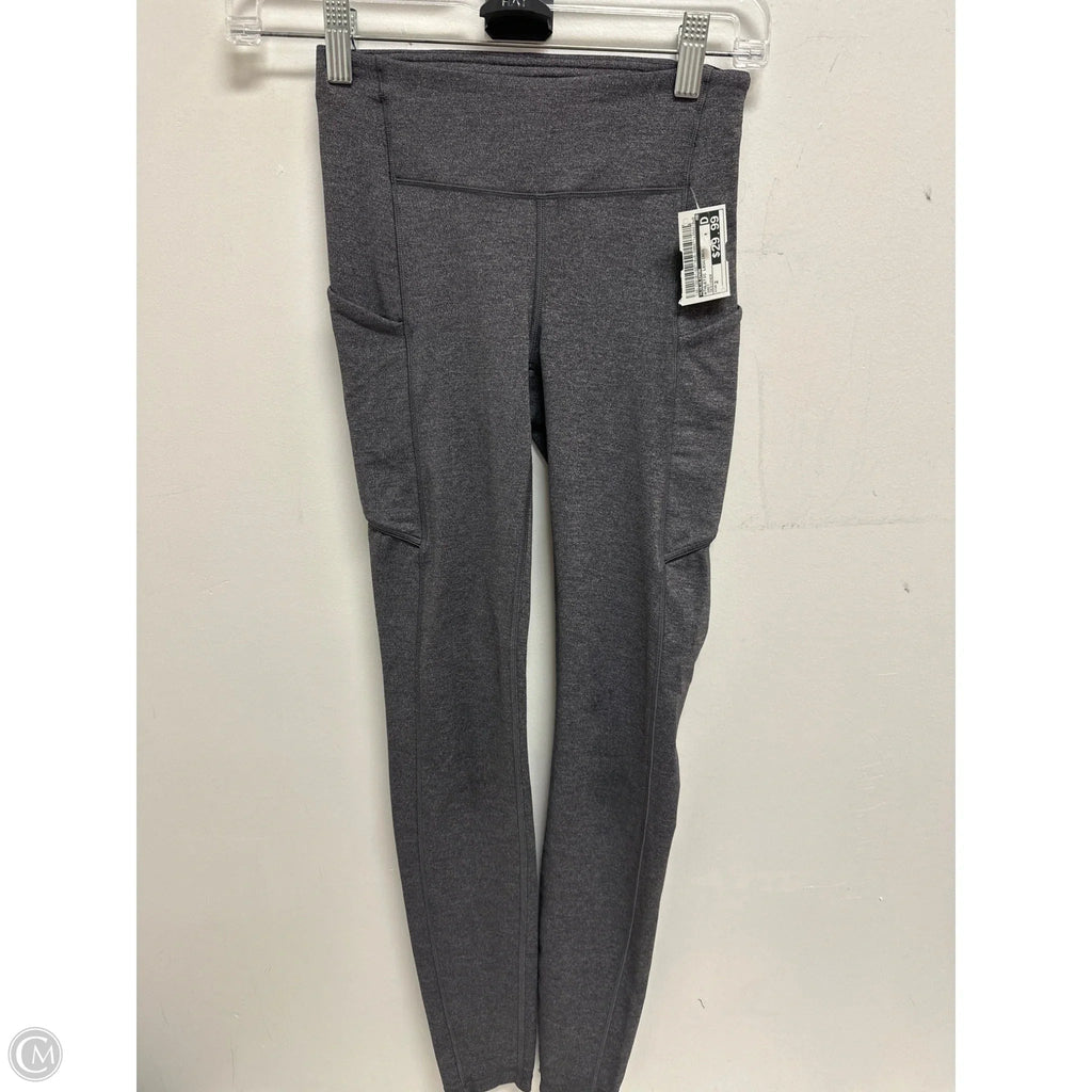 Athletic Leggings By Lululemon In Grey, Size: 2