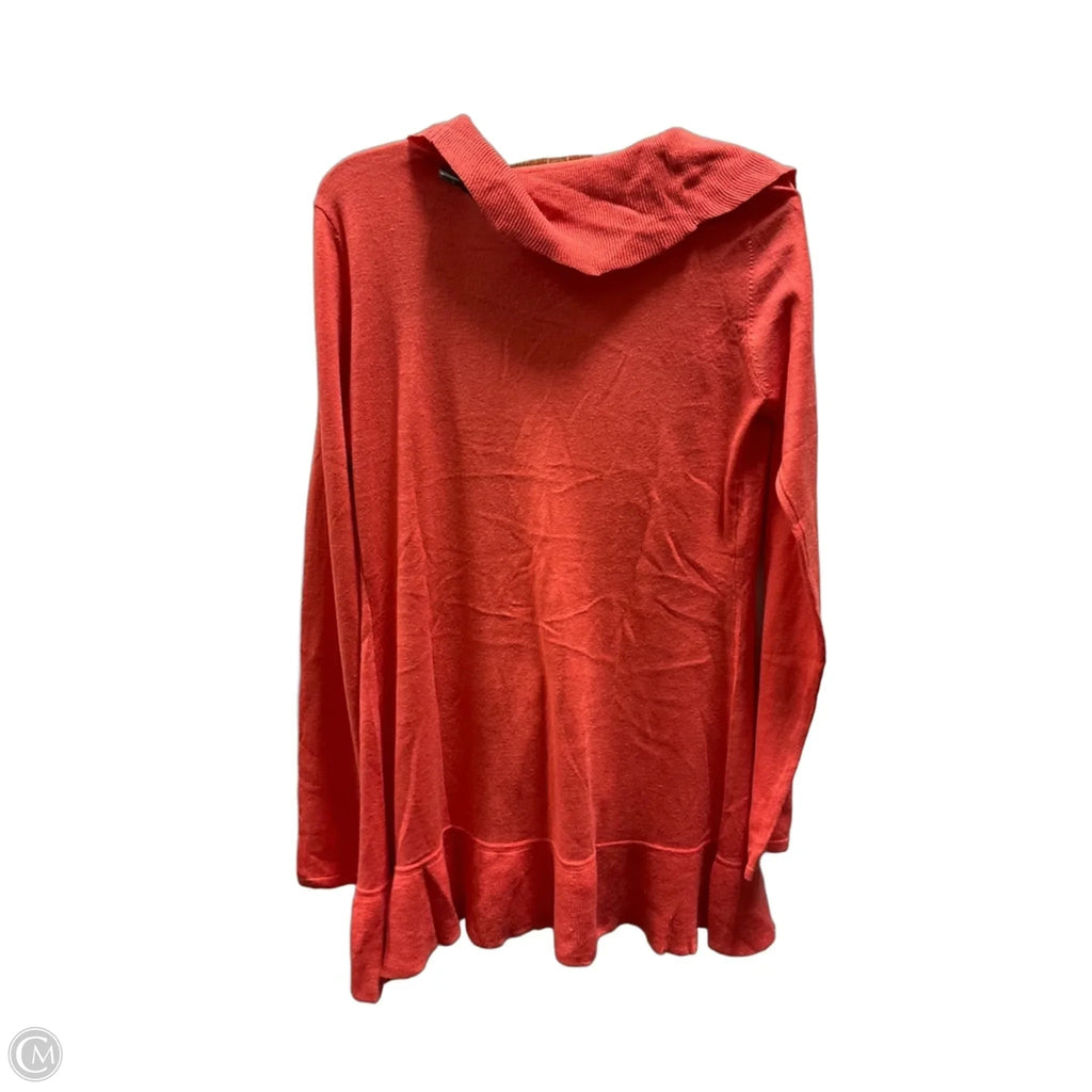 Sweater Cardigan By Tracy Negoshian In Orange, Size: S