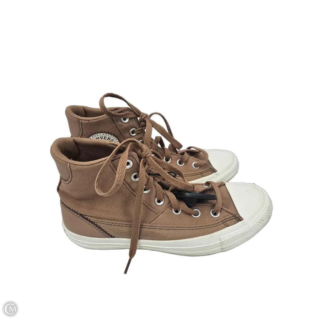 Shoes Sneakers By Converse In Brown & White, Size: 7.5
