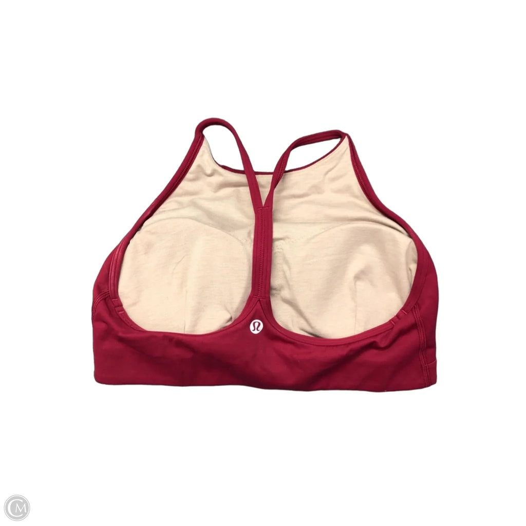 Athletic Bra By Lululemon In Pink, Size: 8