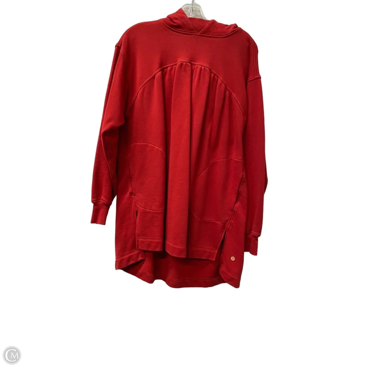 Athletic Sweatshirt Hoodie By Lululemon In Red, Size: M