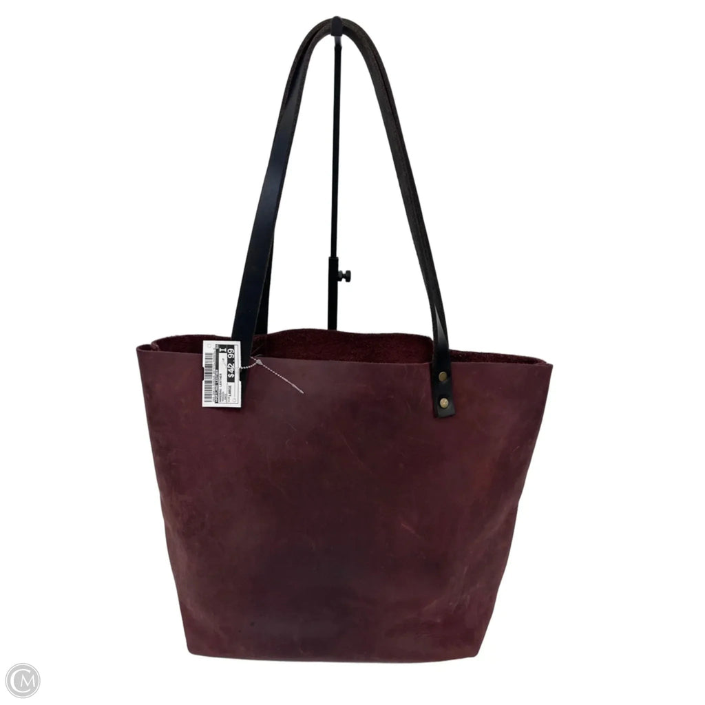 Handbag Leather By Portland Leather, Size: Large