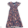 Dress Casual Maxi By Maurices In Blue & Red, Size: M