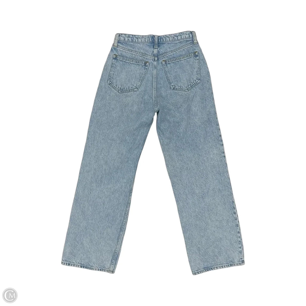 Jeans Straight By Abercrombie And Fitch In Blue Denim, Size: 0