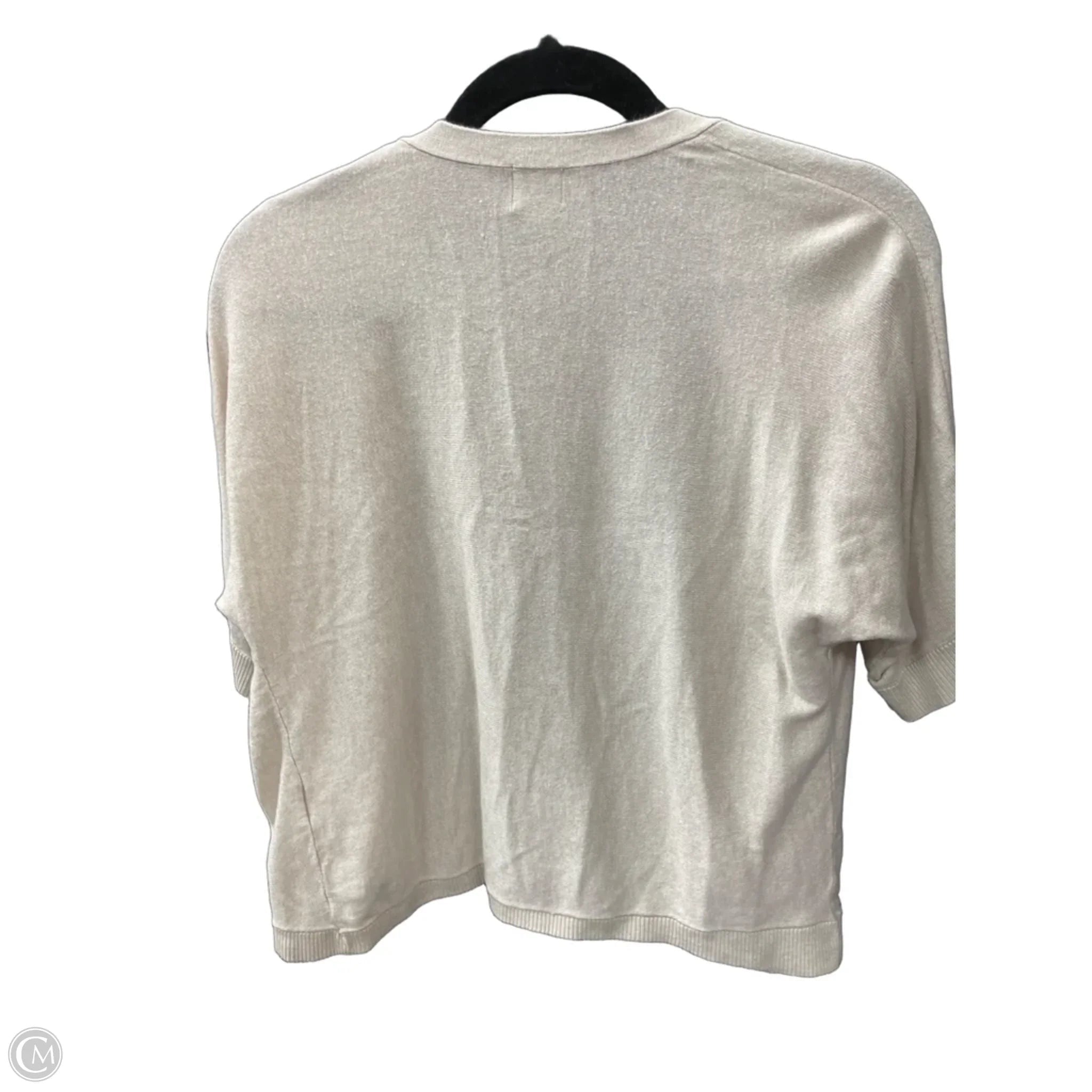 Sweater Cardigan By A New Day In Beige, Size: S