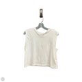 Top Sleeveless By Banana Republic In White, Size: S