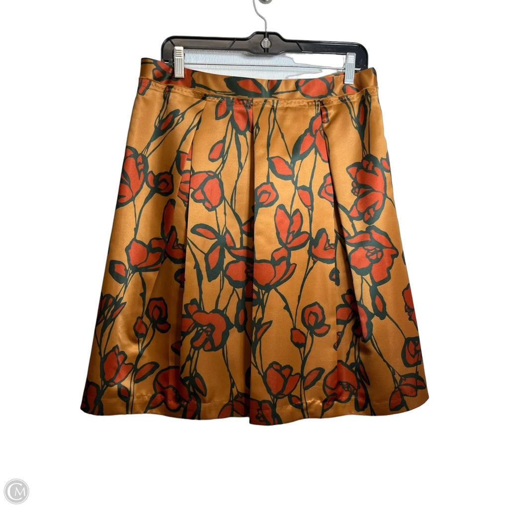 Skirt Mini & Short By Simply Vera In Orange, Size: 12