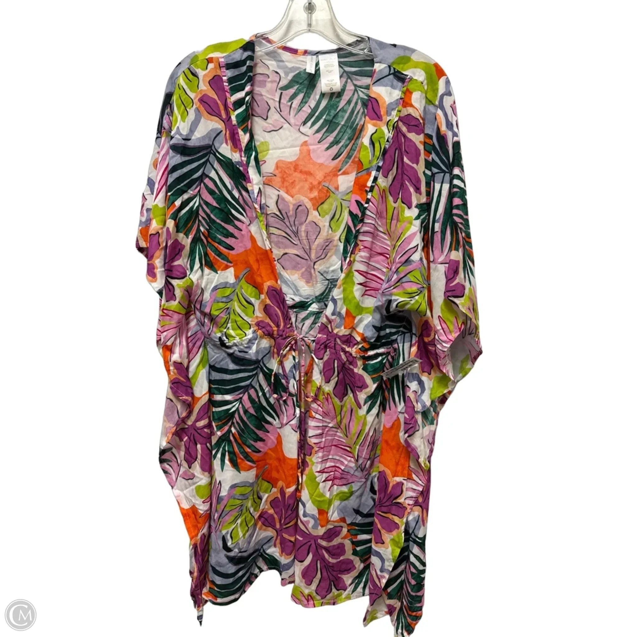 Dress Casual Short By Anne Cole In Floral Print, Size: L