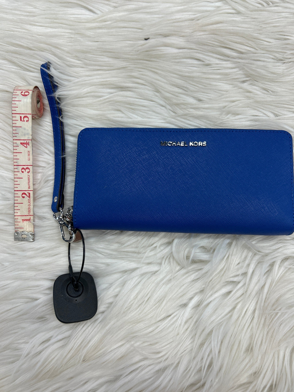Wallet By Michael By Michael Kors In Blue, Size:Large