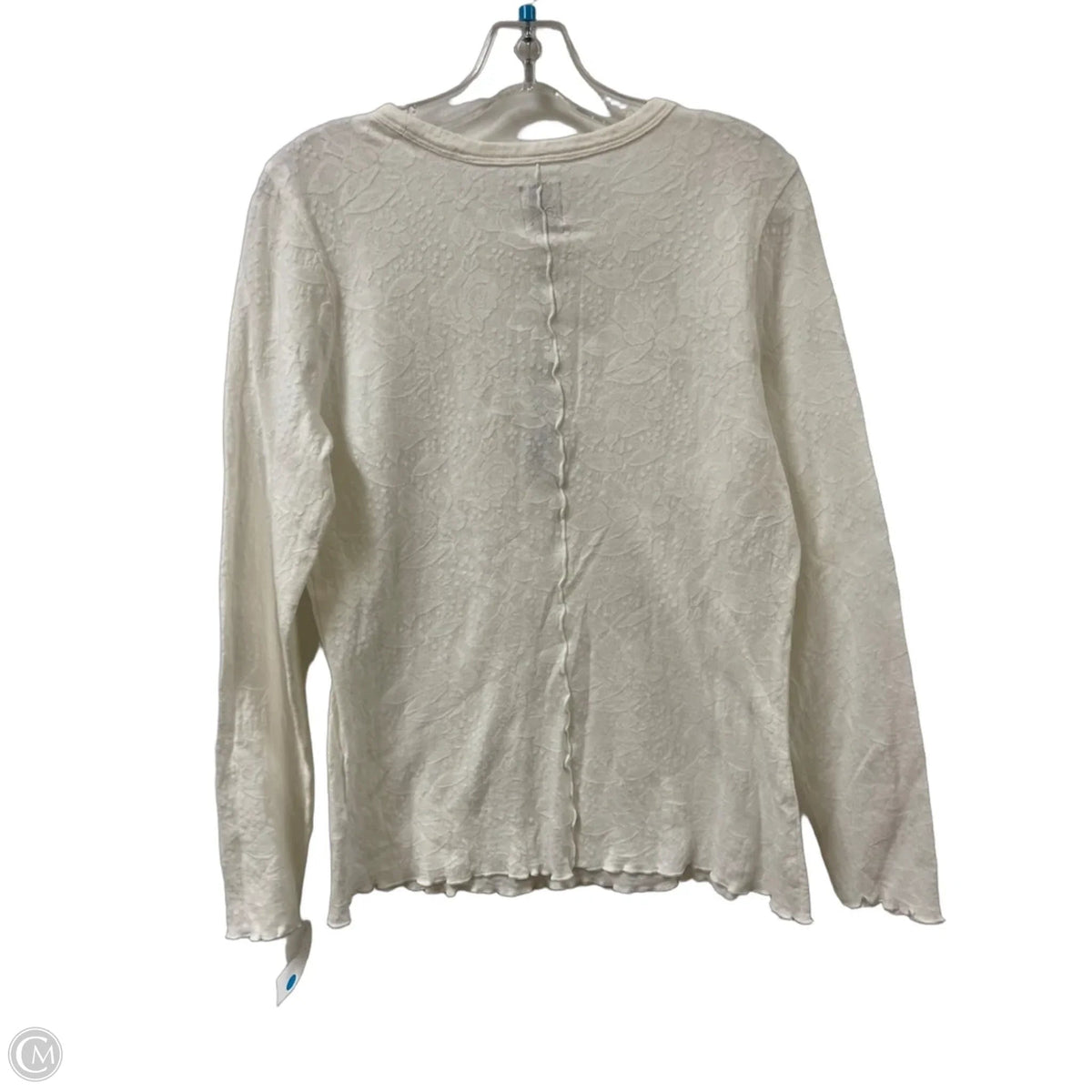 Top Long Sleeve By Nic + Zoe In White, Size: M