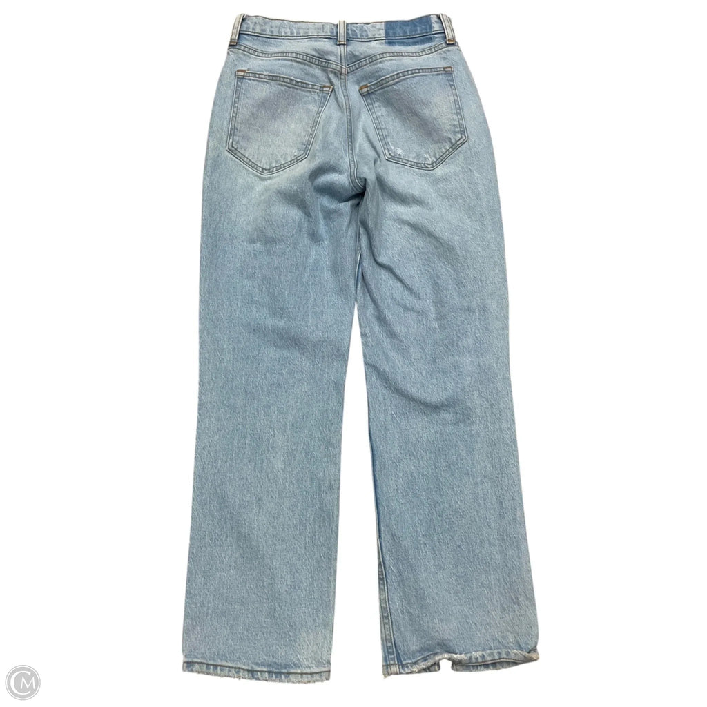 Jeans Straight By Abercrombie And Fitch In Blue Denim, Size: 2
