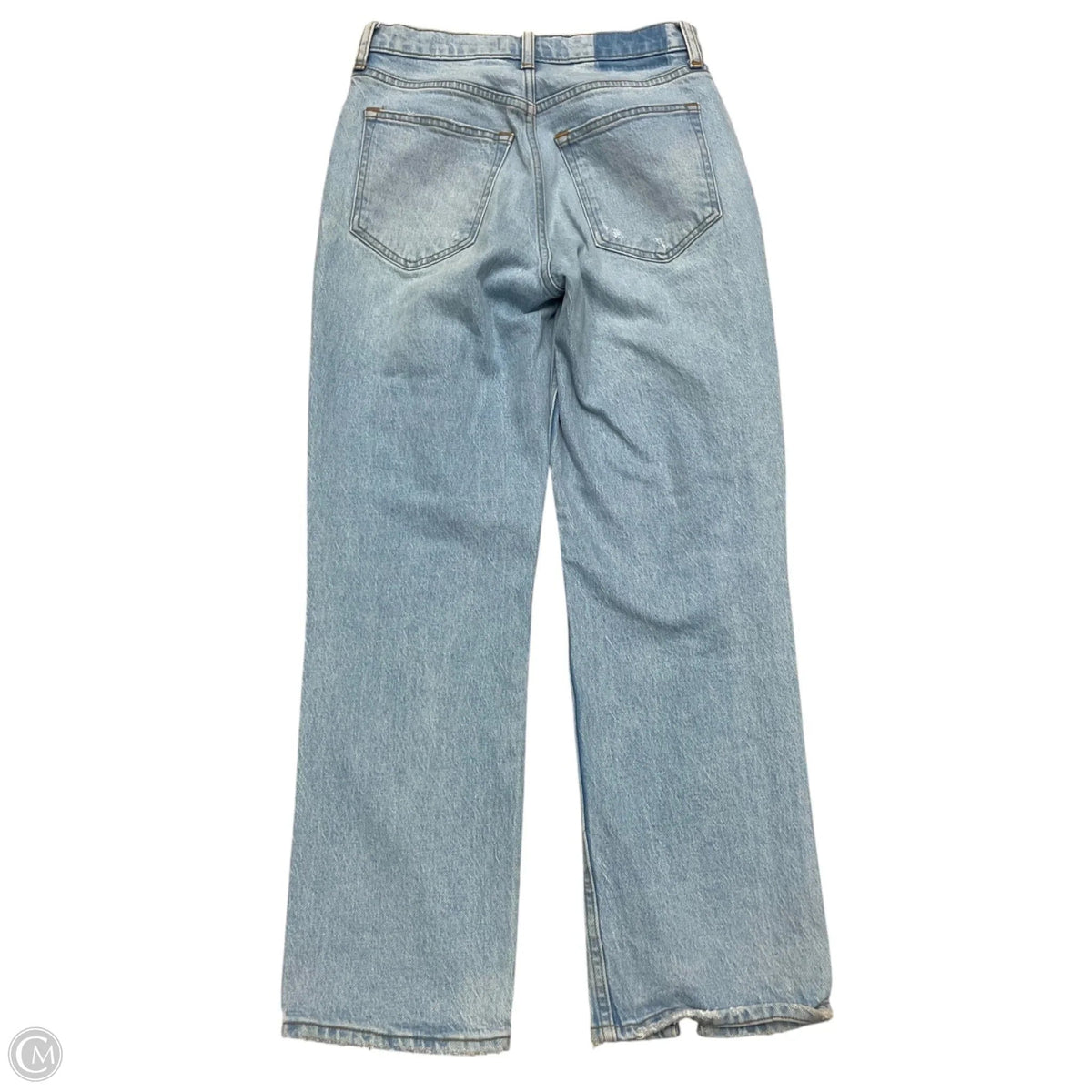 Jeans Straight By Abercrombie And Fitch In Blue Denim, Size: 2