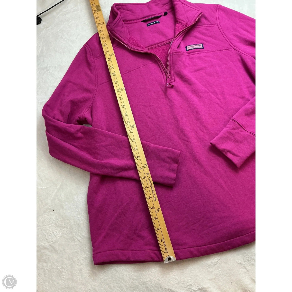 Sweatshirt Collar By Vineyard Vines In Pink, Size: Xxl