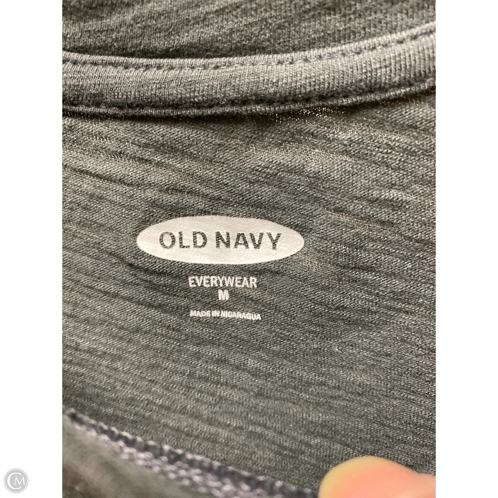 Top Short Sleeve By Old Navy In Grey, Size: M