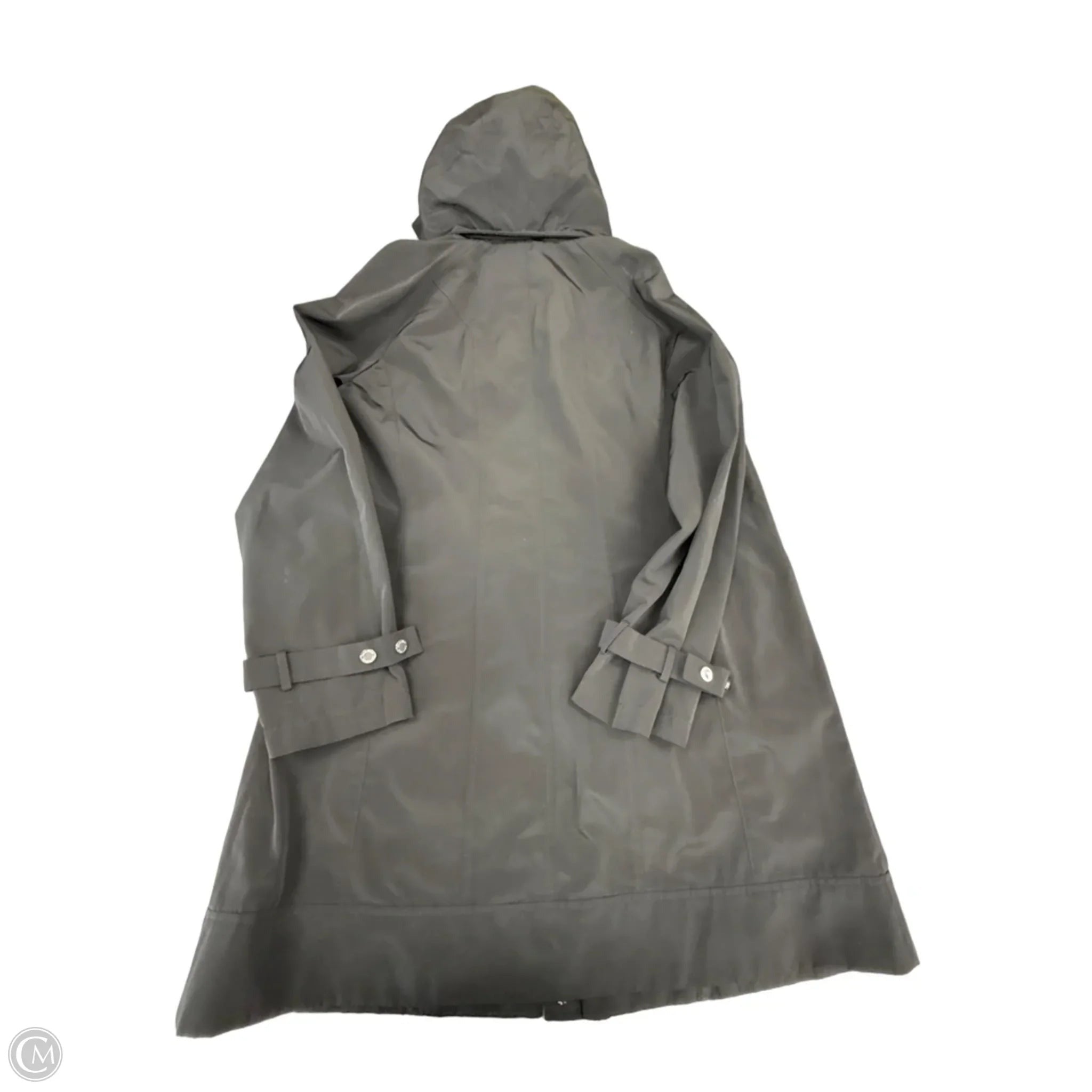 Coat Raincoat By Calvin Klein In Black, Size: Xl