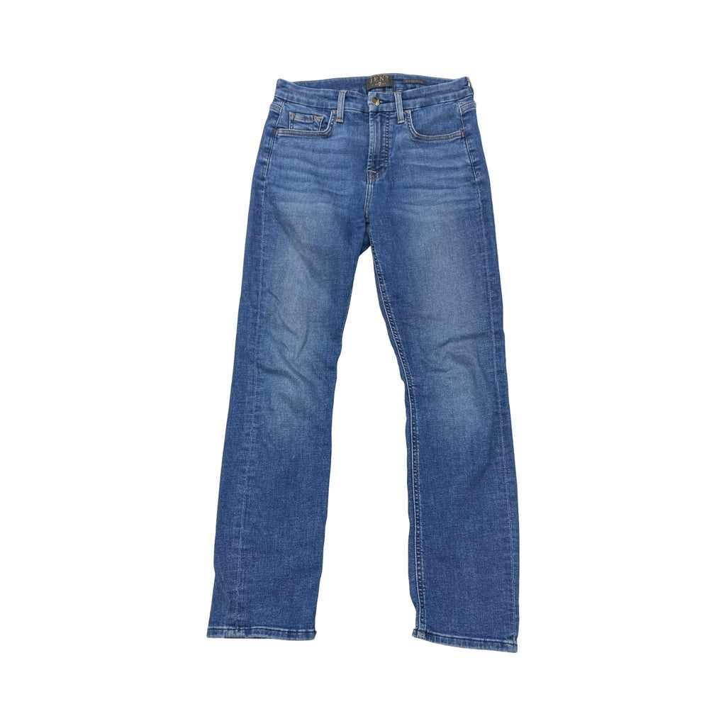 Jeans Straight By 7 For All Mankind In Blue Denim, Size:4