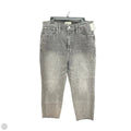 Jeans Straight By Madewell In Black Denim, Size: 16