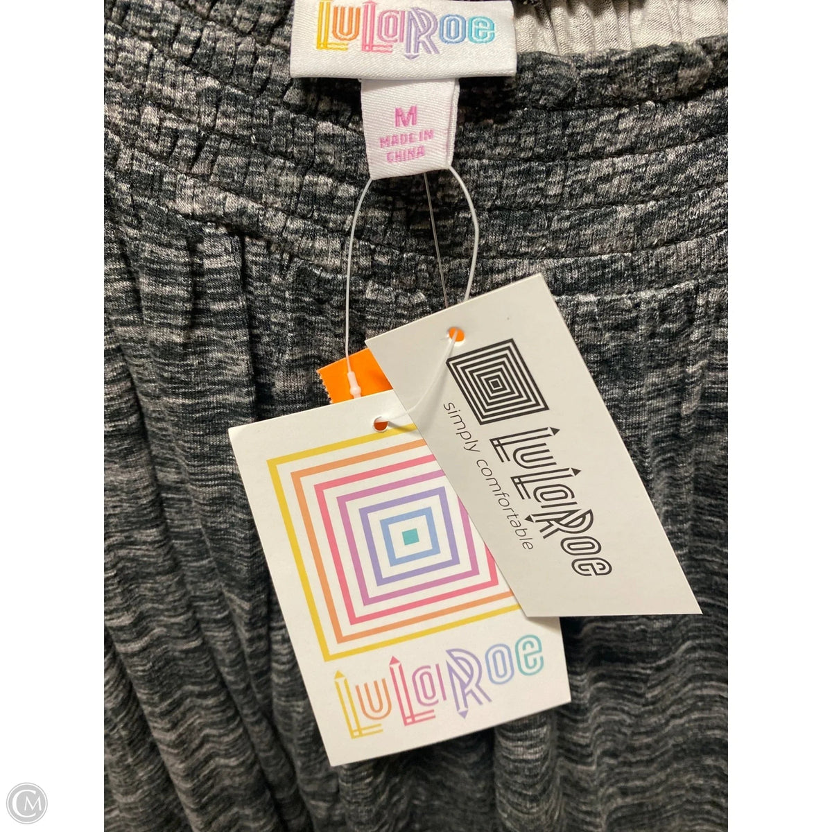 Top Short Sleeve By Lularoe In Black, Size: M