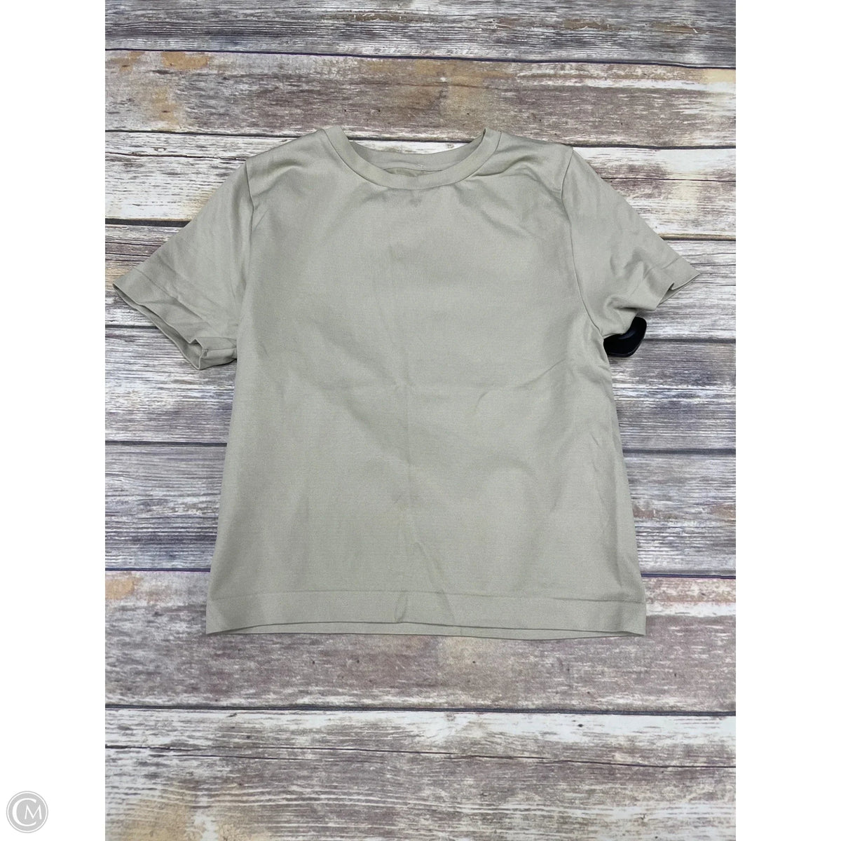 Top Short Sleeve By A New Day In Green, Size: M