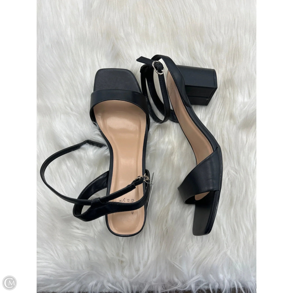 Shoes Heels Block By A New Day In Black, Size: 11