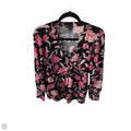 Top Long Sleeve By Ann Taylor In Black & Red, Size: Mp