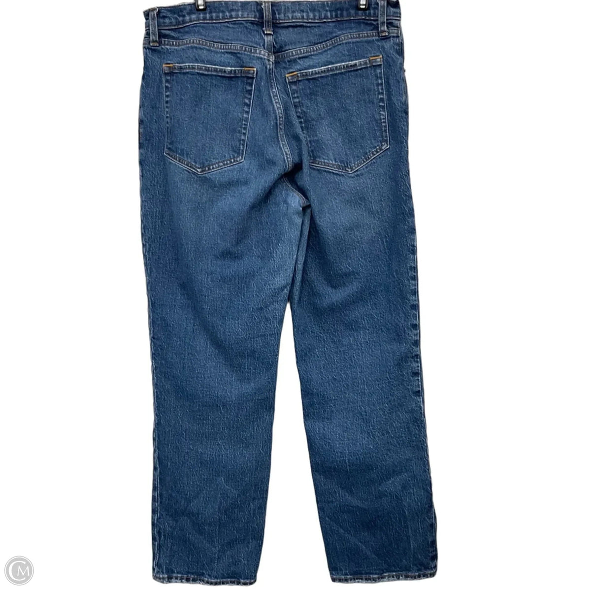 Jeans Straight By Abercrombie And Fitch In Blue Denim, Size: 14