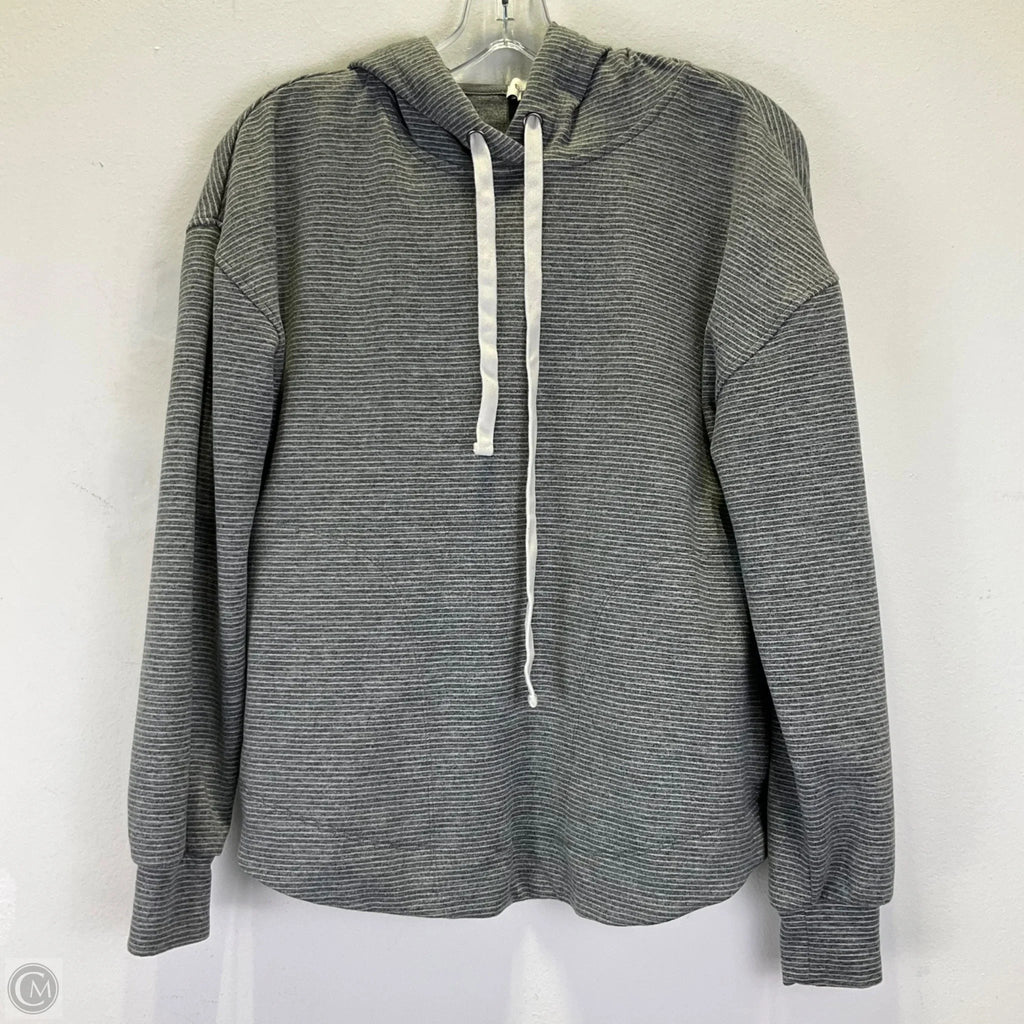 Sweatshirt Hoodie By Evereve In Grey, Size: Xs