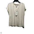 Top Short Sleeve Basic By Tommy Bahama In Cream, Size: M