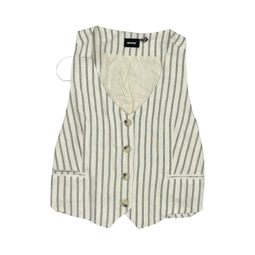 Vest Other By Rd Style In Black & Cream, Size:Xs