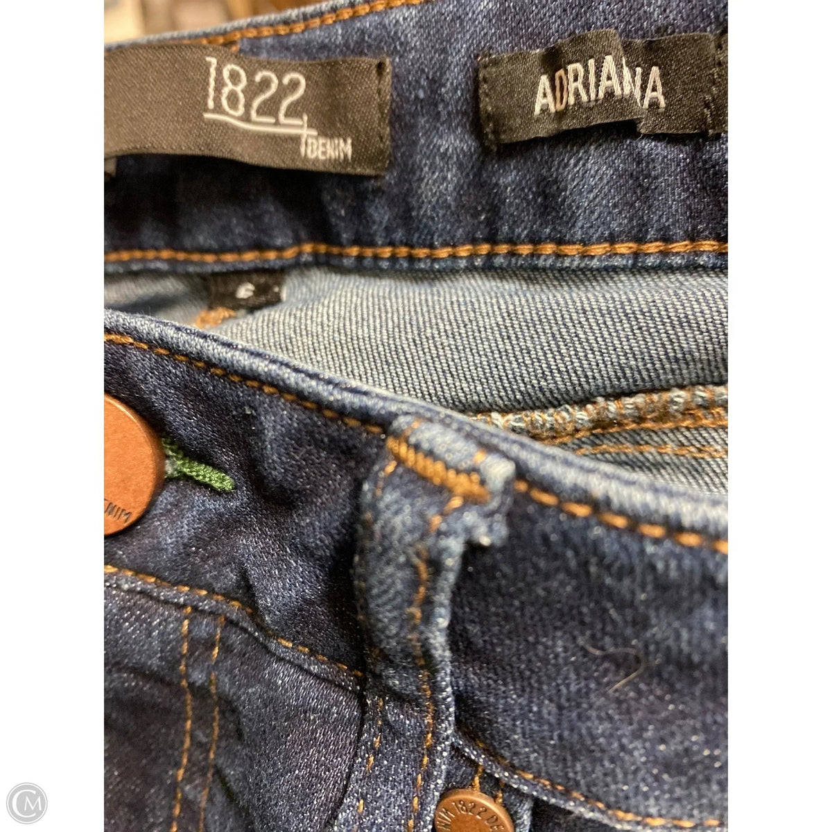 Jeans Skinny By 1822 Denim In Blue Denim, Size: 6