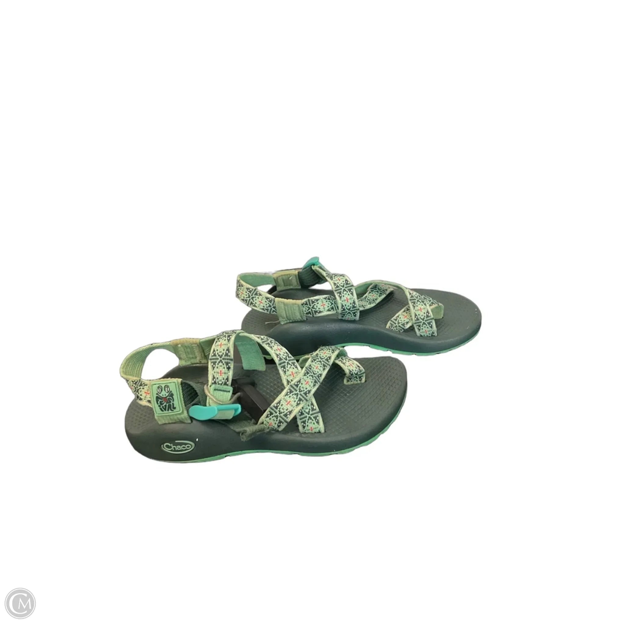 Sandals Sport By Chacos In Blue & Green, Size: 5
