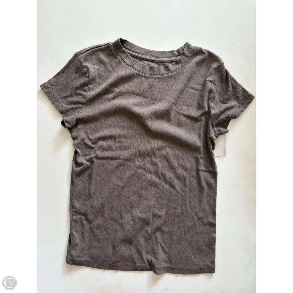 Blouse Short Sleeve By A New Day In Brown, Size: M